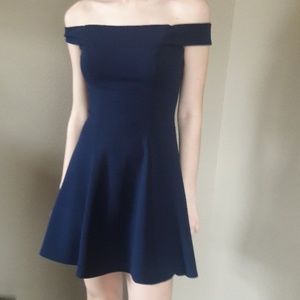 Dark blue dress
